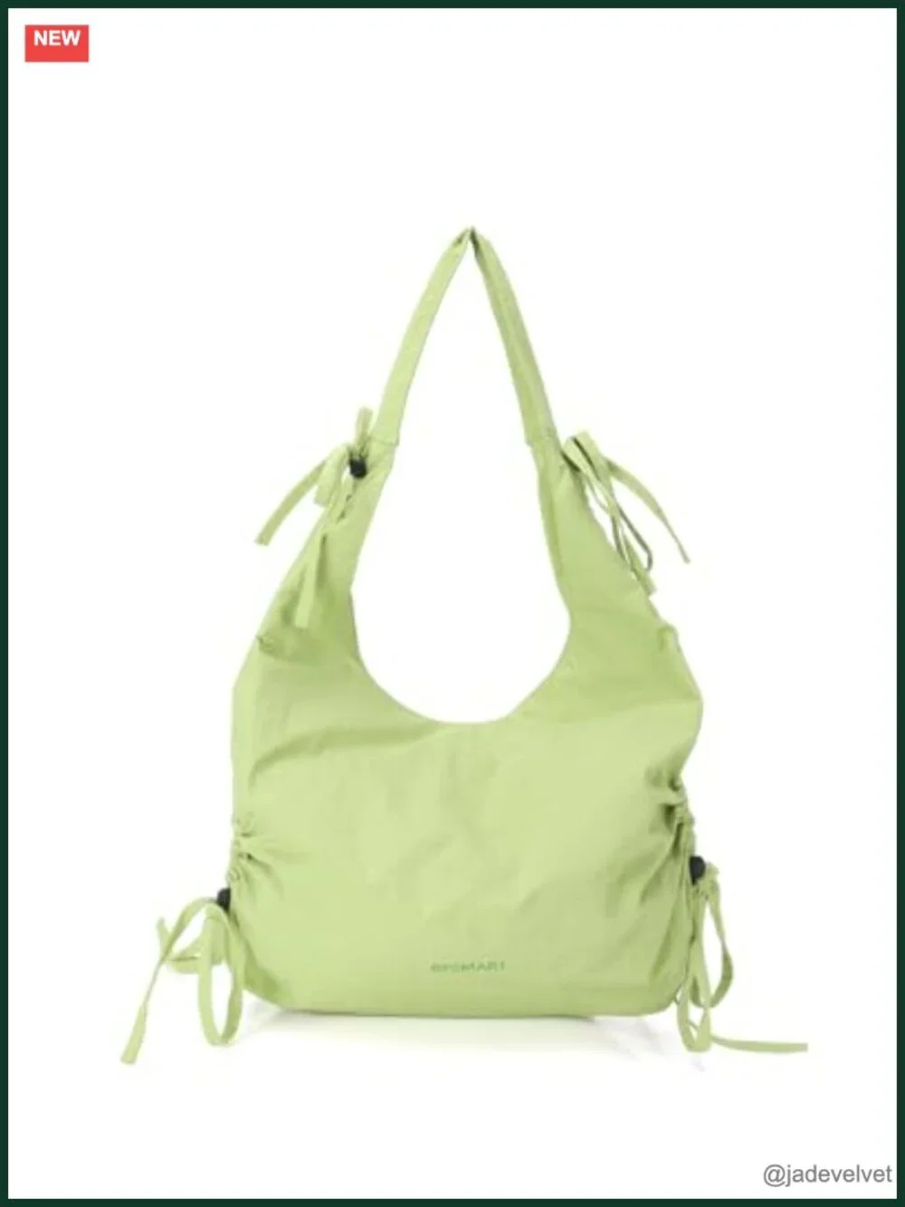 Large Nylon Hobo Bag with Magnetic Closure, Crossbody Tote, Shoulder Bag for